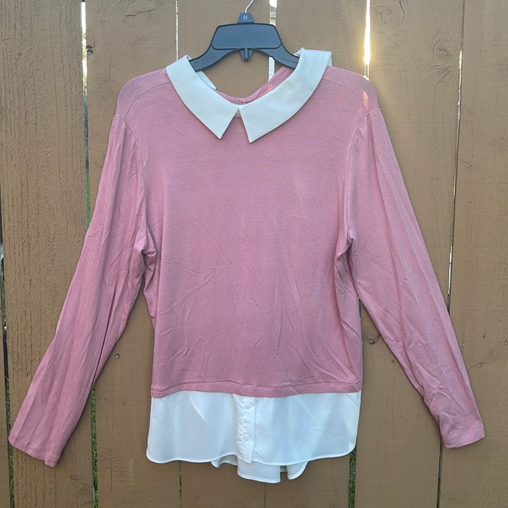 PINK SCHOOL GIRL TOP!